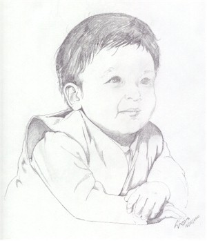 Portrait of Rithvik - My Son