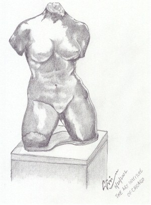 My Study of Sculpture at 'The Art Institute of Chicago'