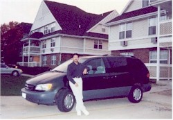 With my Toyota Sienna - 2001