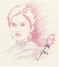 Portrait of Divya Bharathi