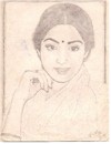 Portrait of Sridevi